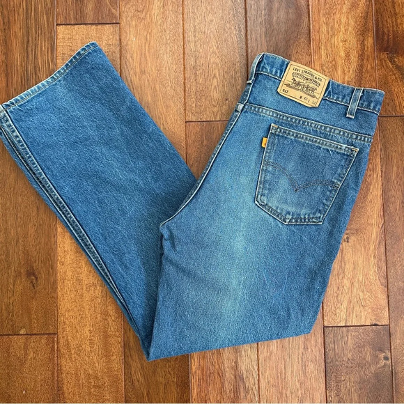 Vintage Levi’s 517 Mens Orange Tab Jeans. Made In 1996 USA. 20517-0217. … - Picture 2 of 15